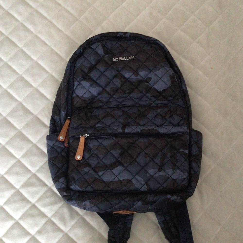 Excellent Condition MZ Wallace City Backpack in Dark Blue Camo